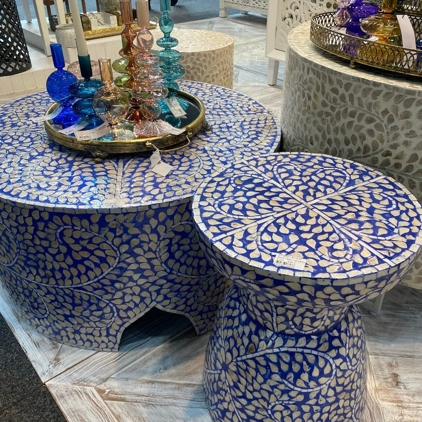 Innes Coffee Table-Cobolt Blue