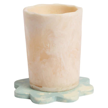 SAGE X CLARE - CECILIA COASTERS SET OF 2 - CLOUD