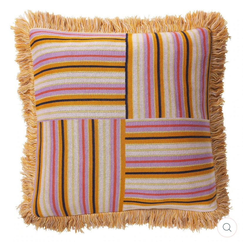 ZOSIA KNIT CUSHION-SAGE & CLARE