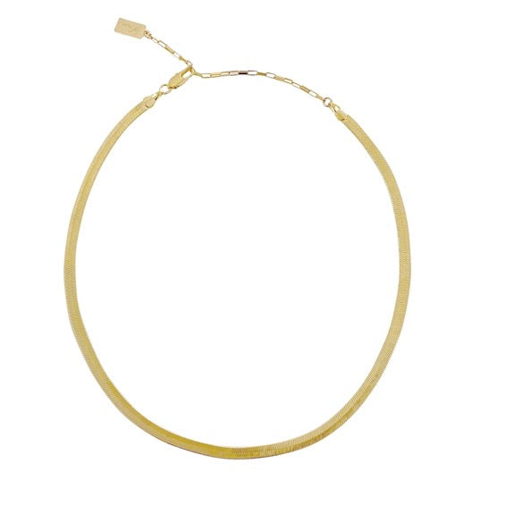 Misuzi Dylan Herringbone Chain - Gold