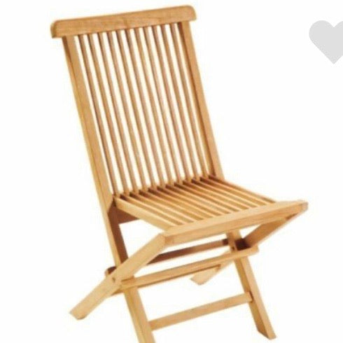Solid Outdoor Plantation Teak Folding Chair