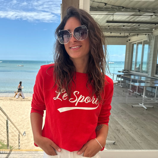 LE SPORT SWEAT - HOT RED/ WHITE