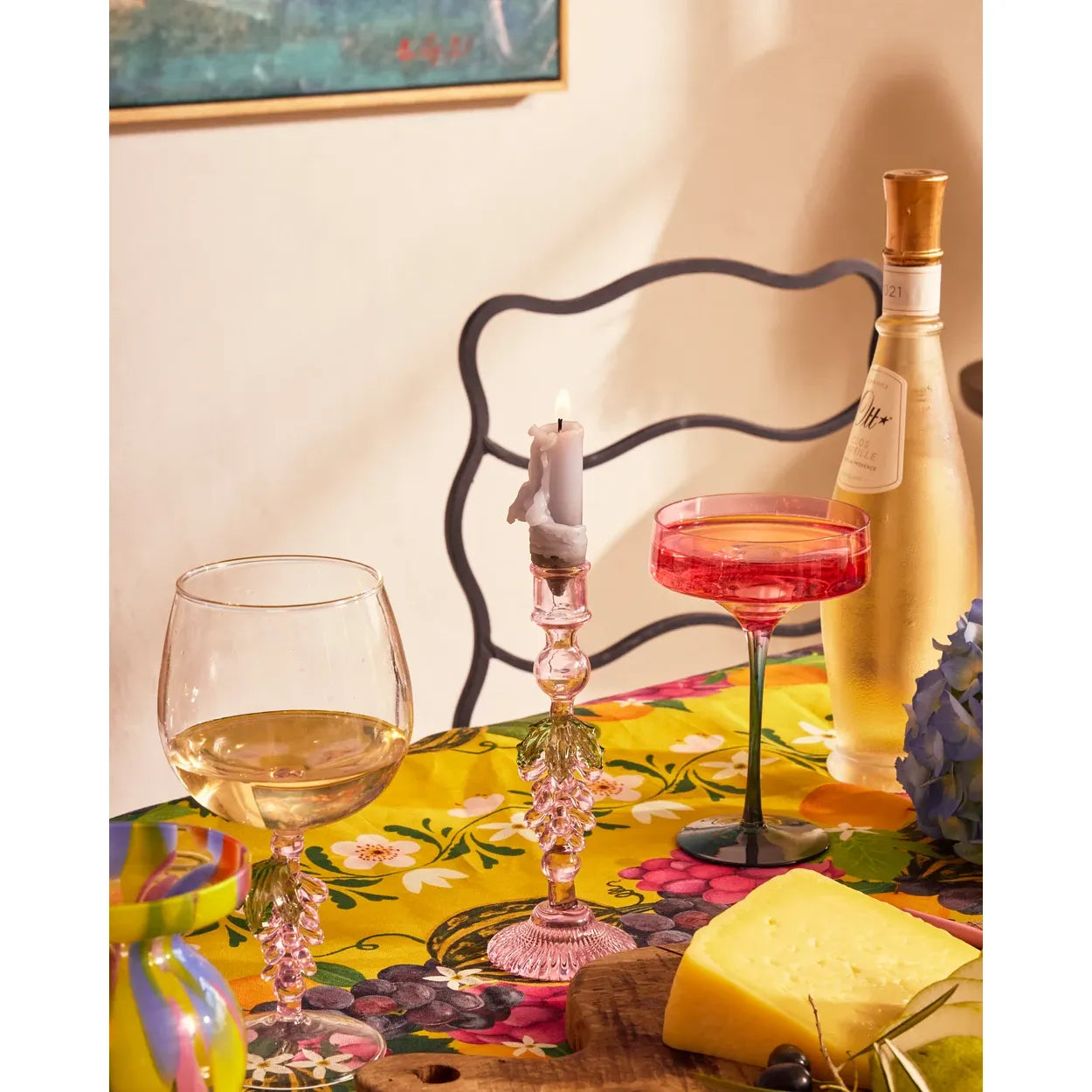 ISLE OF PINK MARGARITA GLASS 2P SET