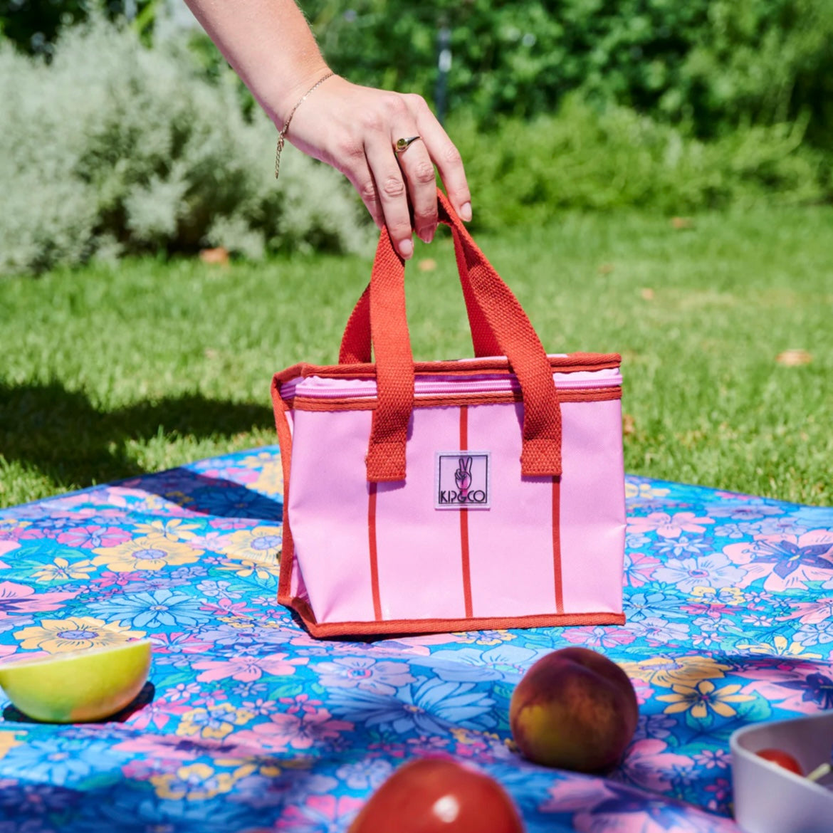 ICED VOVO STRIPE LUNCH BAG