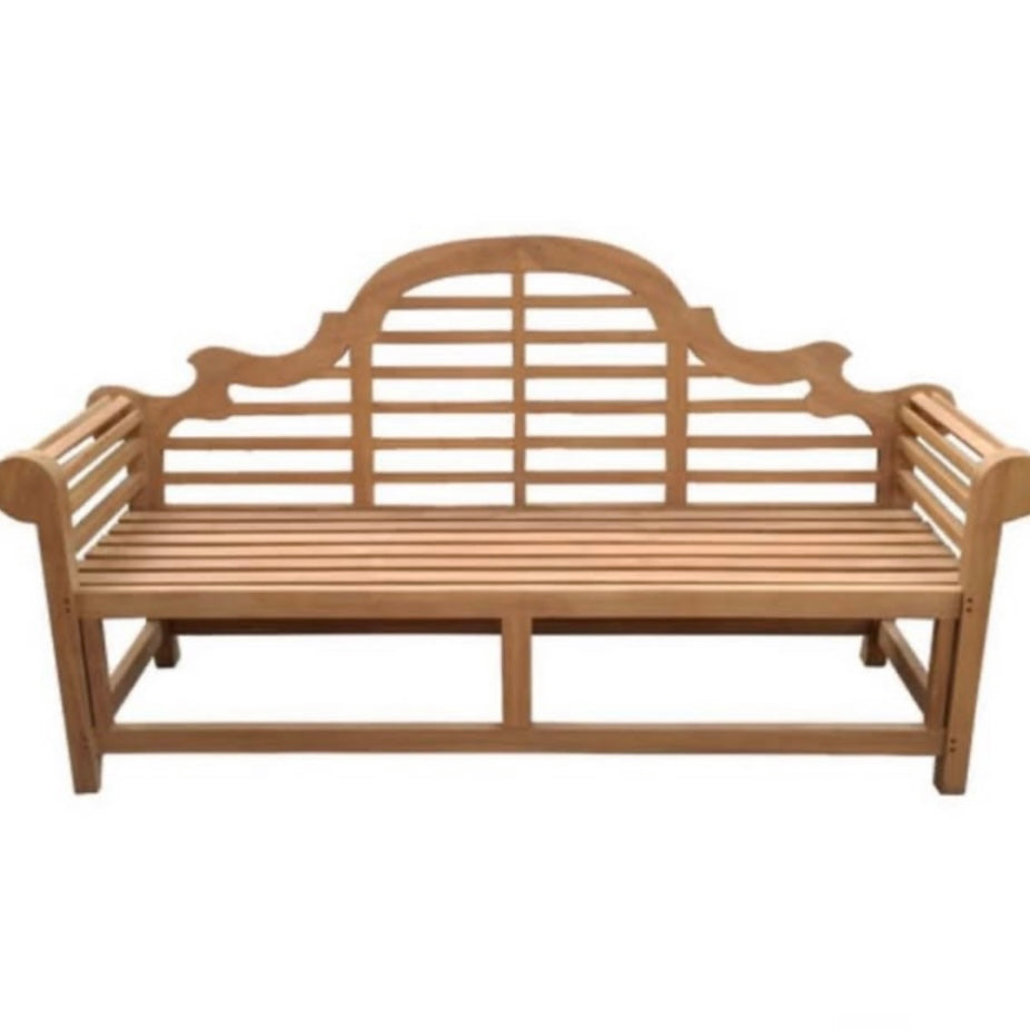Solid Outdoor Teak Lutyens Bench 150 & 180cm