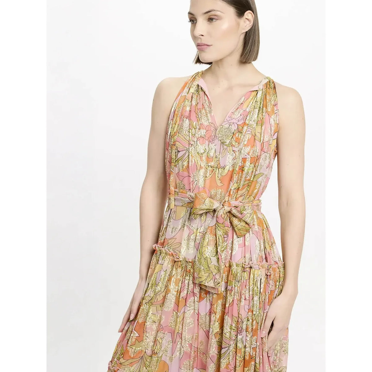 Miss June- Brooke Dress- Multi