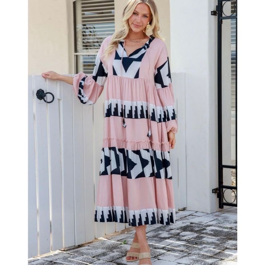 Mirabel Dress-Blush