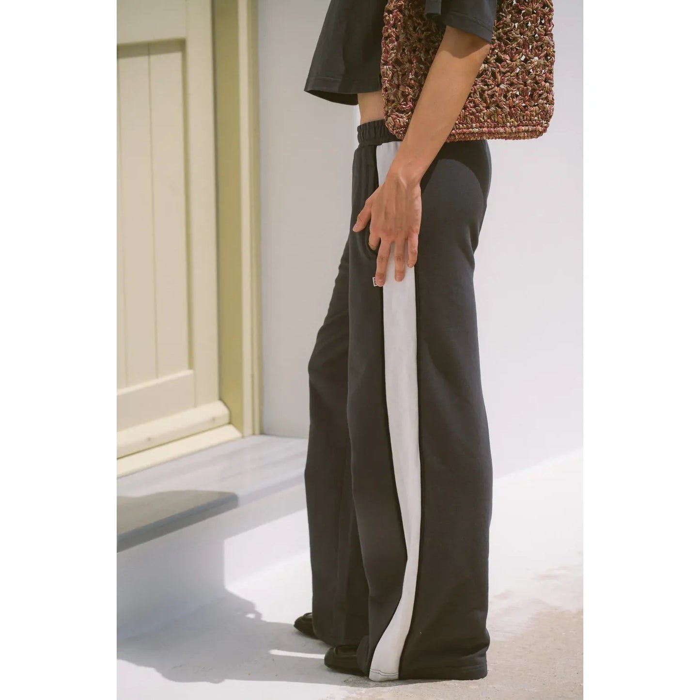 JAMES TRACKPANT WASHED BLACK