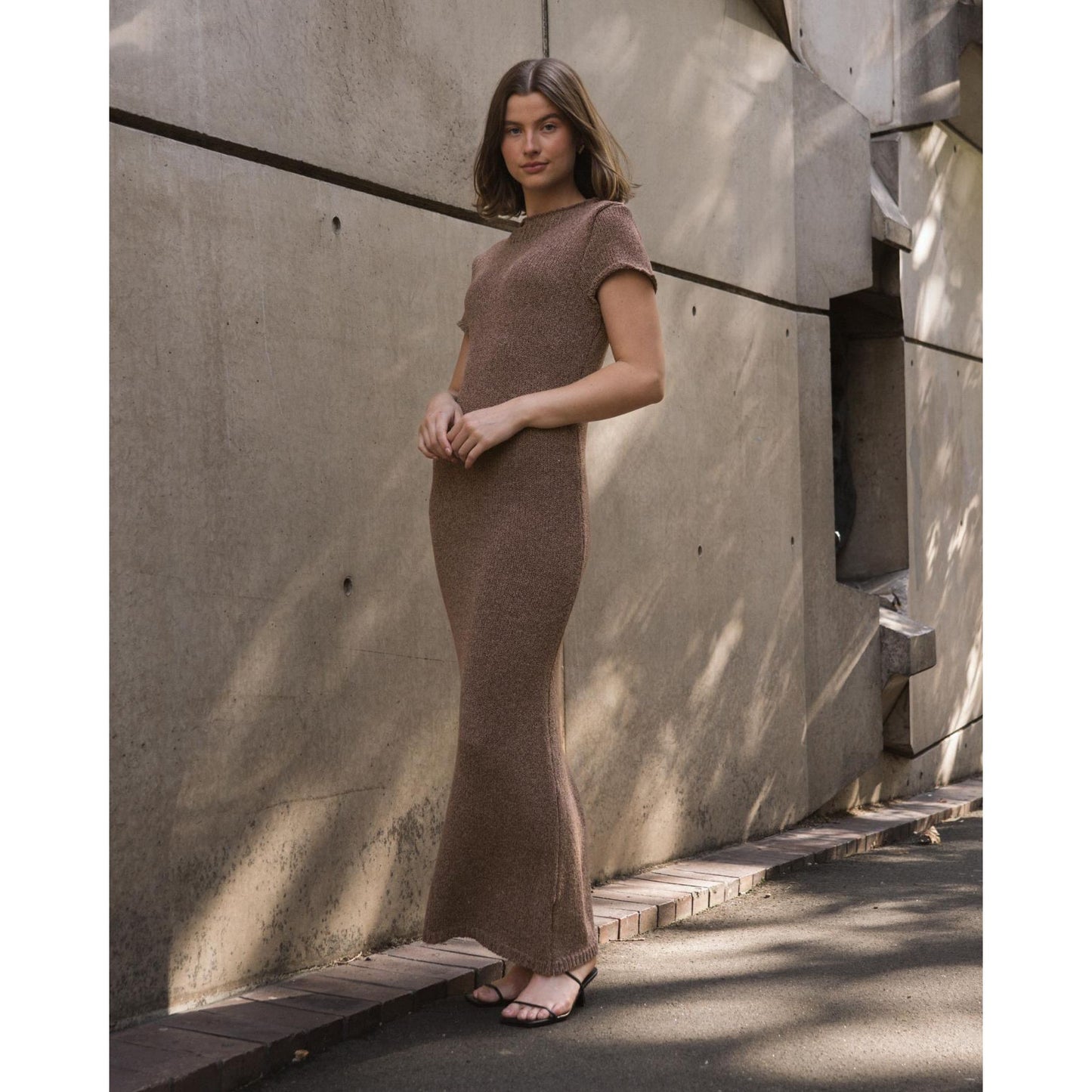 Luella Knit Dress -Mocha