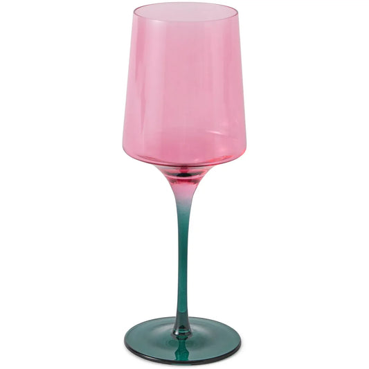 ISLE OF PINK VINO GLASS 2P SET