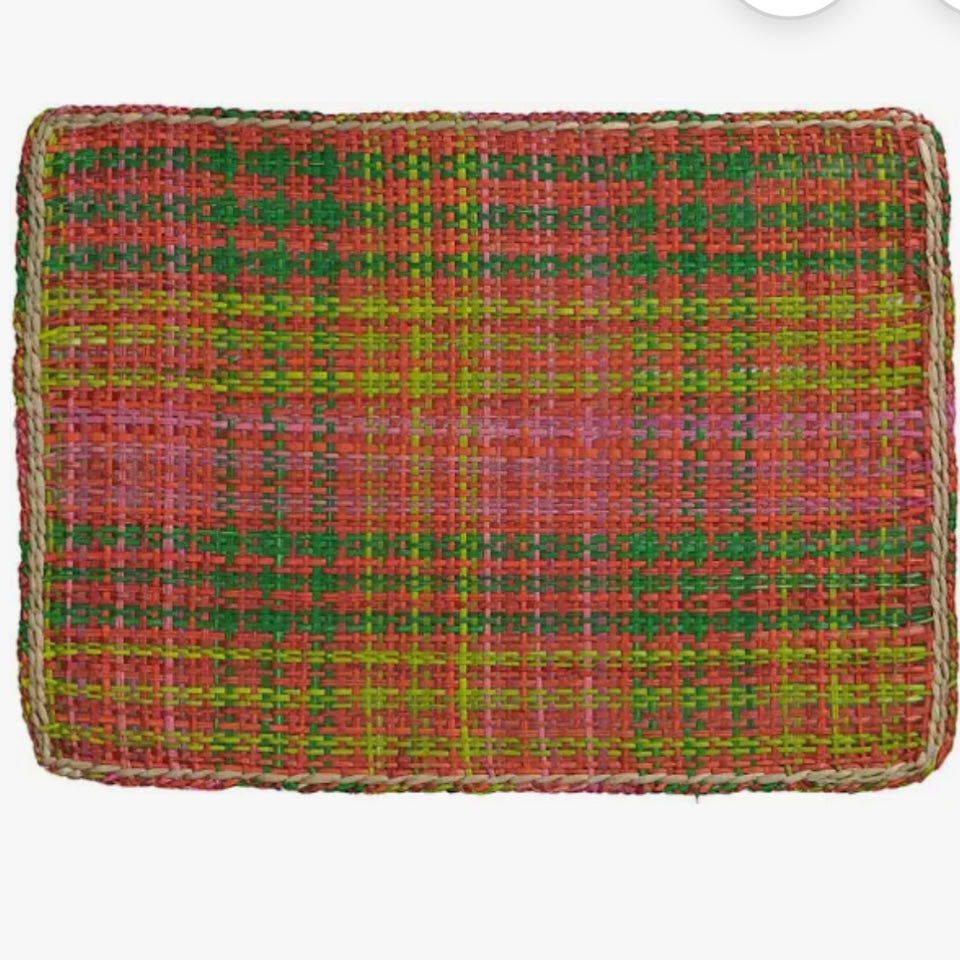 Isla Placemat Set - Key Lime