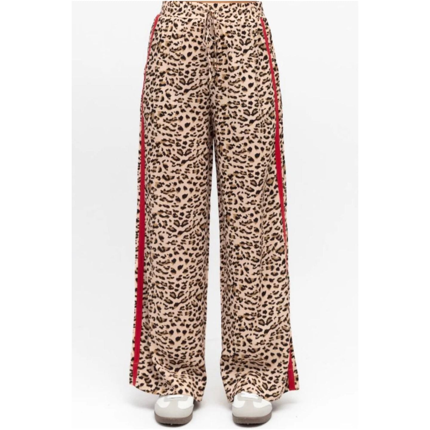 EADIE RACER PANT- LEOPARD