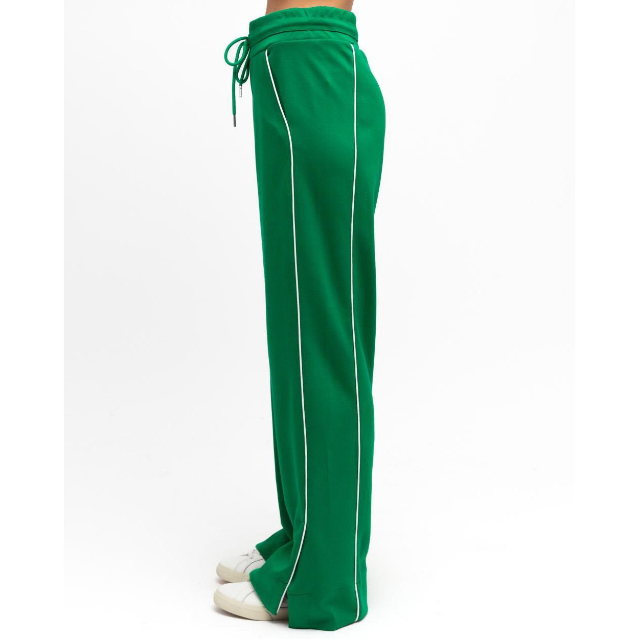 Rudie Trackpant - Green & White Stripe