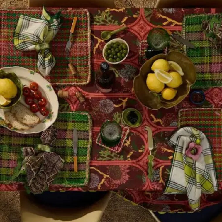 Isla Placemat Set - Key Lime