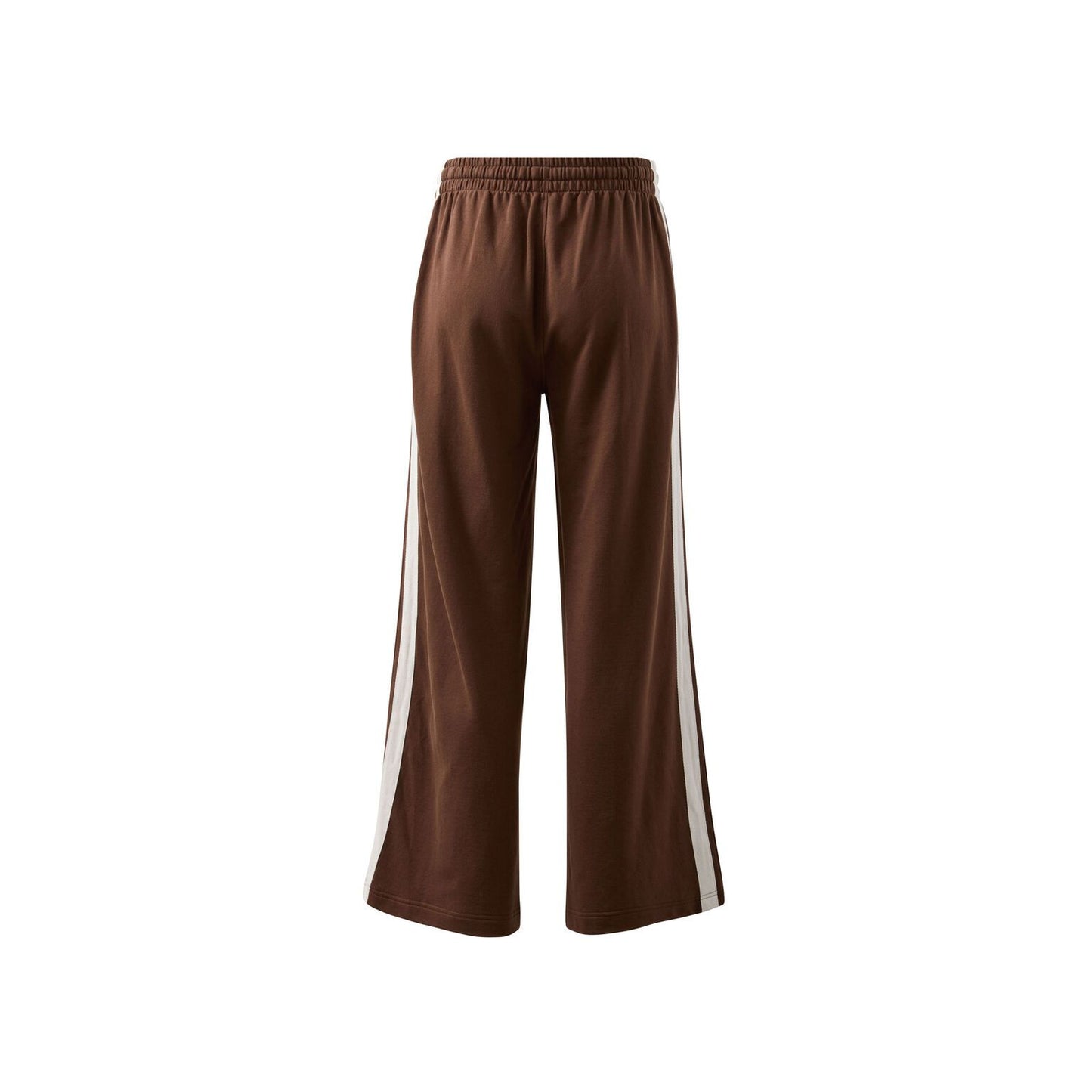 Gigi Wide Leg Terry Trackpant - Chocolate