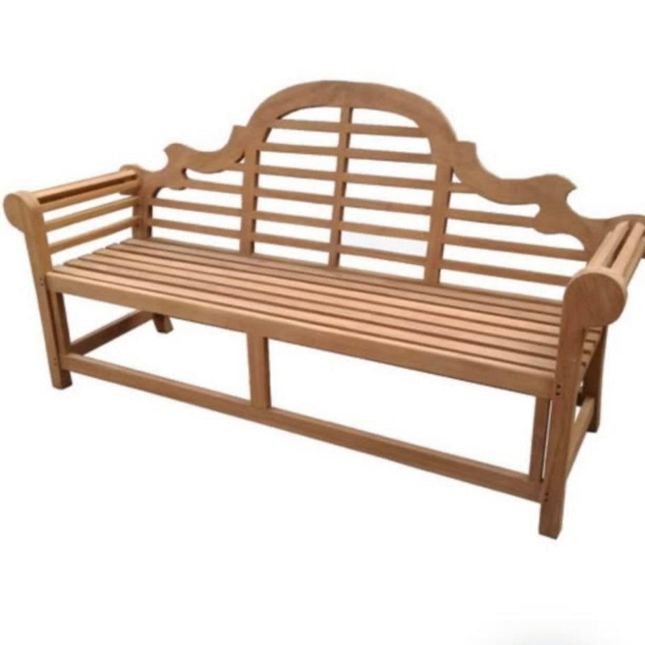 Solid Outdoor Teak Lutyens Bench 150 & 180cm