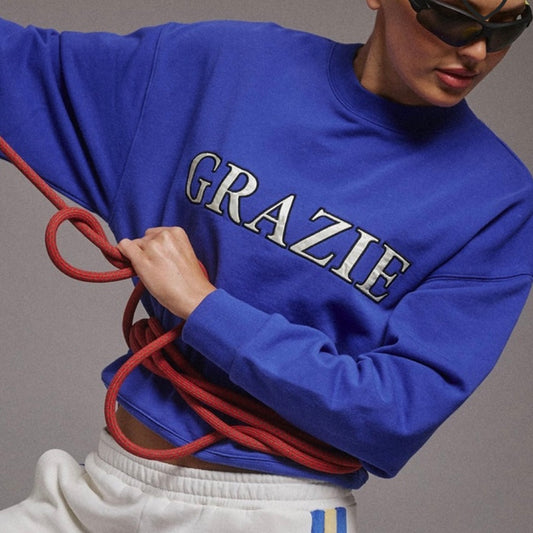 GRAZIE SWEATSHIRT -ULTRAMARINE