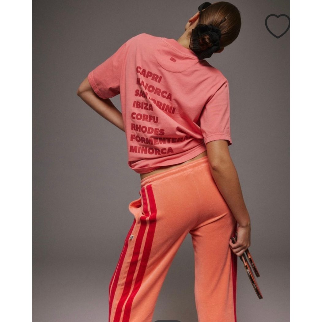 CORFU TERRY PANT BOUGAINVILLEA PINK