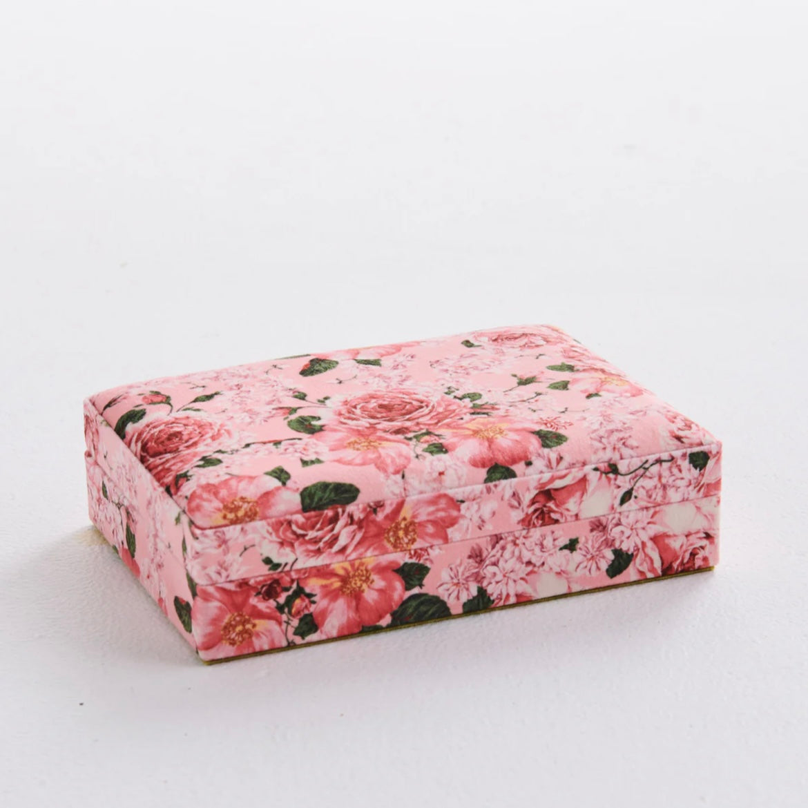 ROSE GARDEN VELVET JEWELLERY BOX SMALL