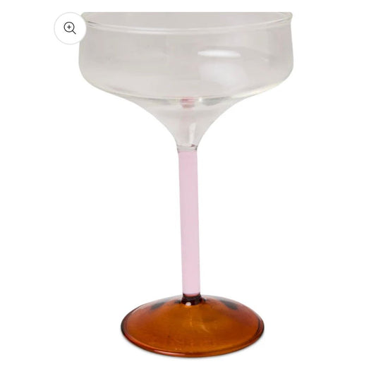 The Marshmallow And Marmalade Margarita Glass 2P Set-Kip & Co