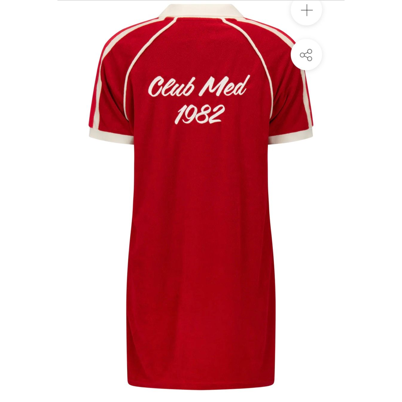 RHODES TERRY DRESS-CHERRY PIE