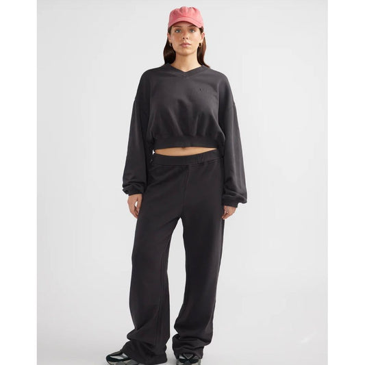 ENA PELLY HAILEY WIDE LEG TRACKSUIT-VINTAGE BLACK