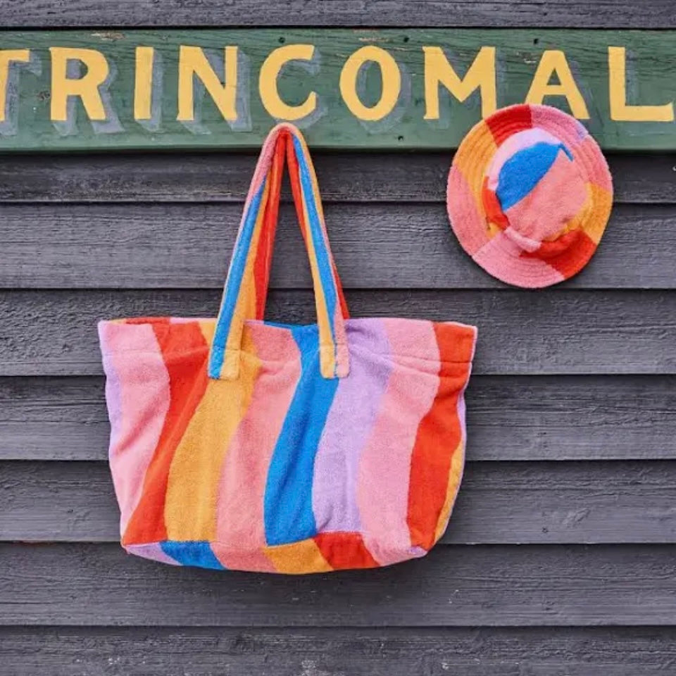 Surfs Up Terry Oversized Beach Bag-Kip & Co
