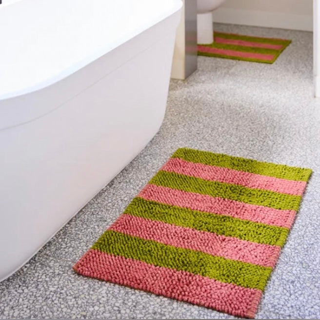 PEAR PIE STRIPE BATH MAT