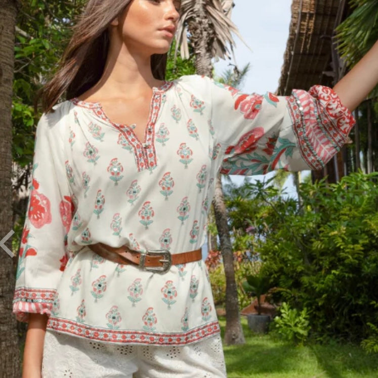 Miss June Paris Vita Blouse-Pink