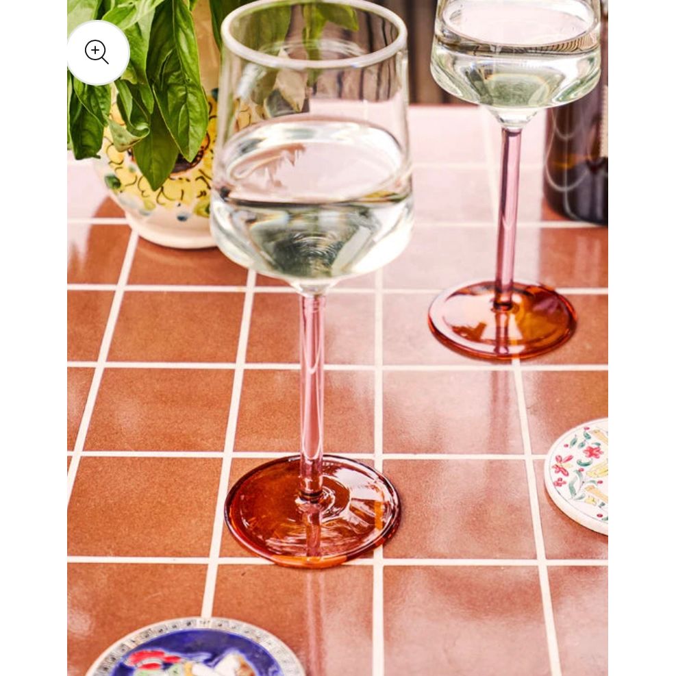 Marshmallow And Marmalade Vino Glass 2P Set-Kip & Co