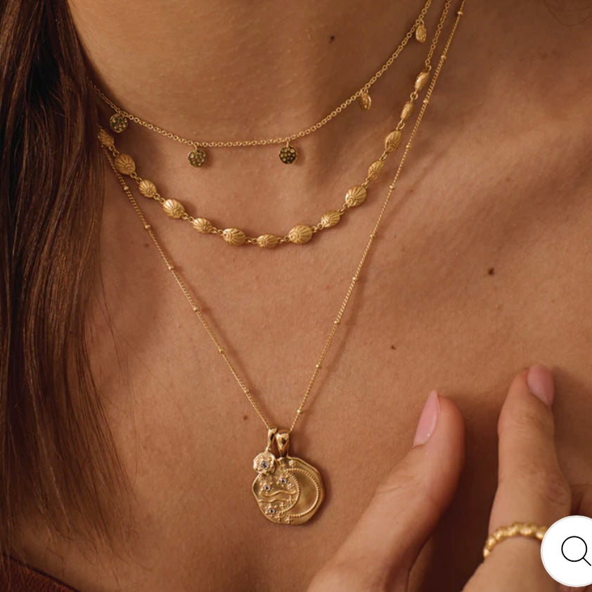 Grace Choker in 18KT Yellow Gold Plate