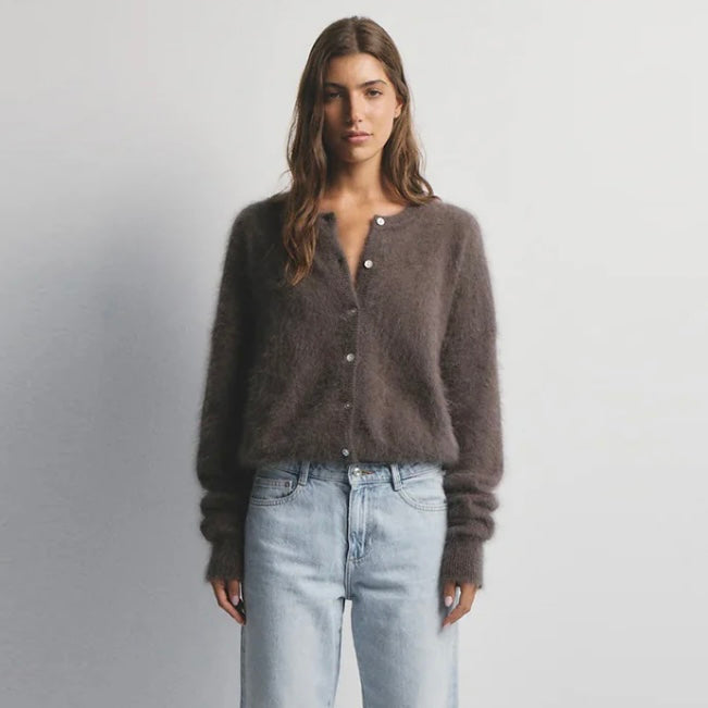World Of Nomads-Frankie Cashmere Cardigan -Drift