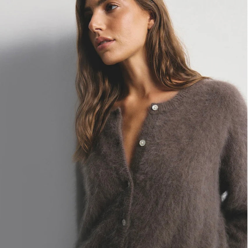 World Of Nomads-Frankie Cashmere Cardigan -Drift