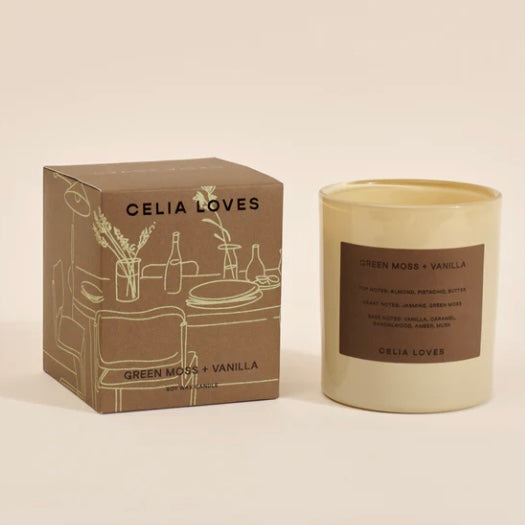 GREEN MOSS & VANILLA- CELIA LOVES