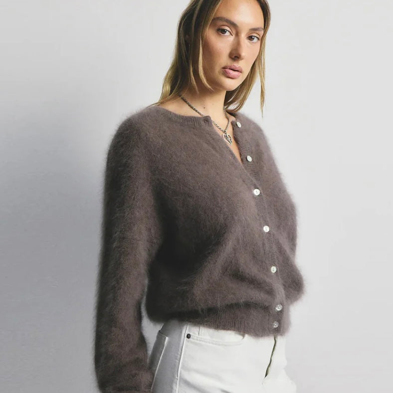 World Of Nomads-Frankie Cashmere Cardigan -Drift