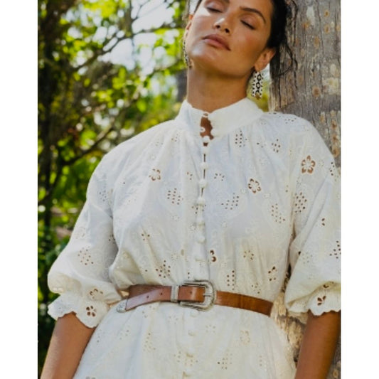 Serena Shirt- Miss June Paris-Ecru