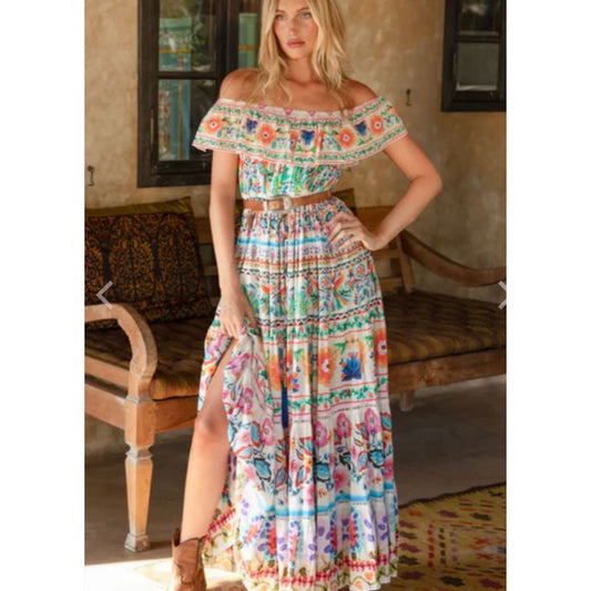 Miss June Paris Yalla Dress-Multi- SOLD OUT - PRE ORDER
