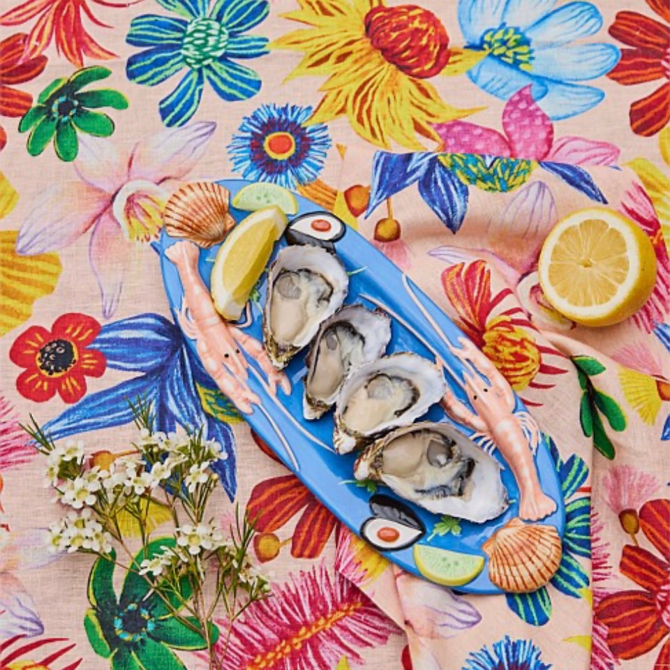 Fruits De Mer Oval Platter Large-Kip & Co