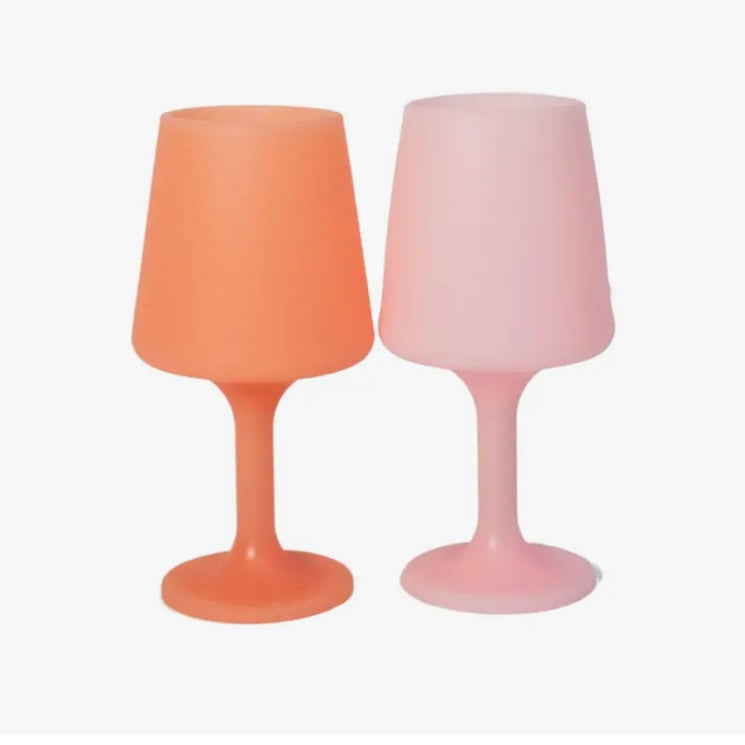 Peach + Petal | Swepp | Silicone Unbreakable Wine Glasses