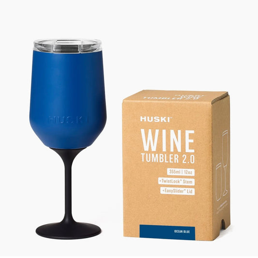 Huski Wine Tumbler 2.0 - Ocean Blue
