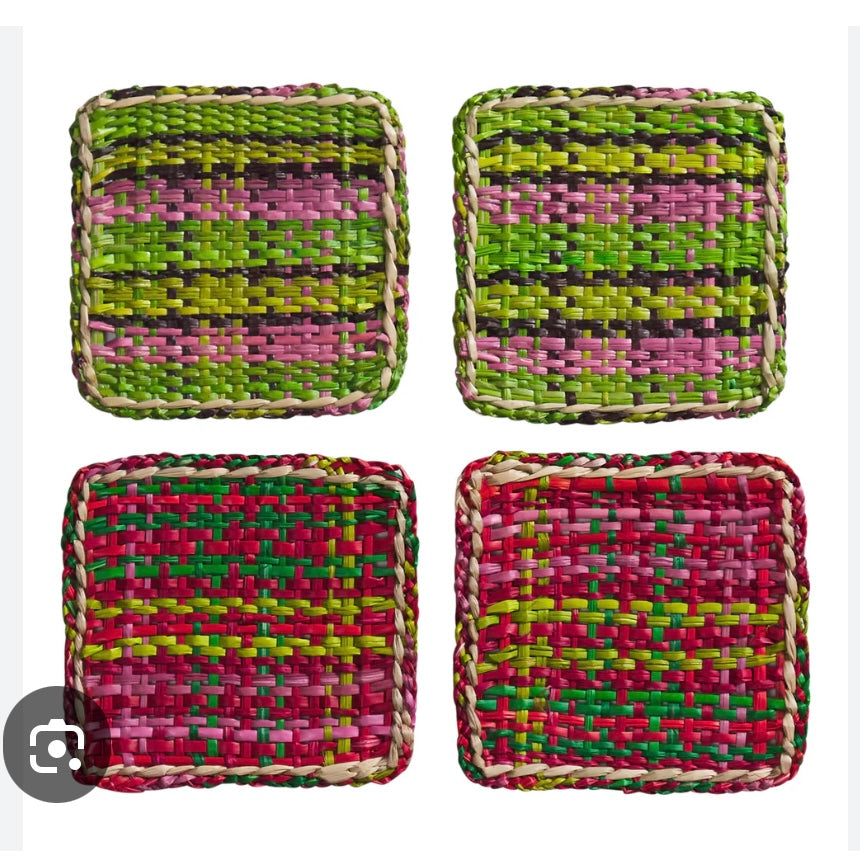 Isla Coaster Set - Key Lime