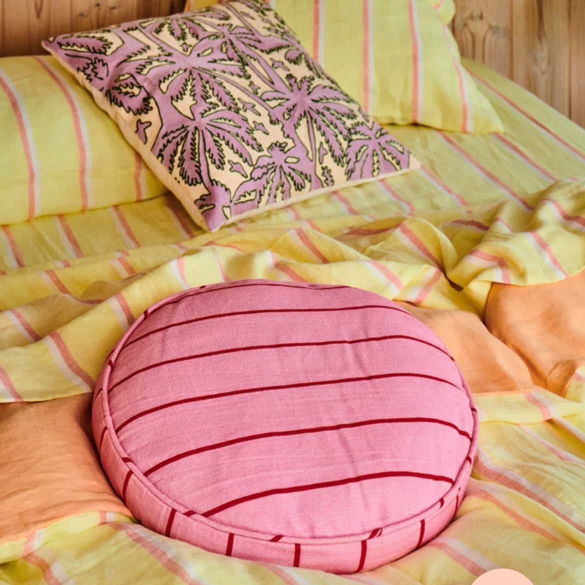 ICED VOVO STRIPE UPHOLSTERY PEA CUSHION