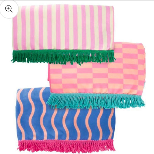 Suki Quick Dry Tassel Towel- 3 Colours
