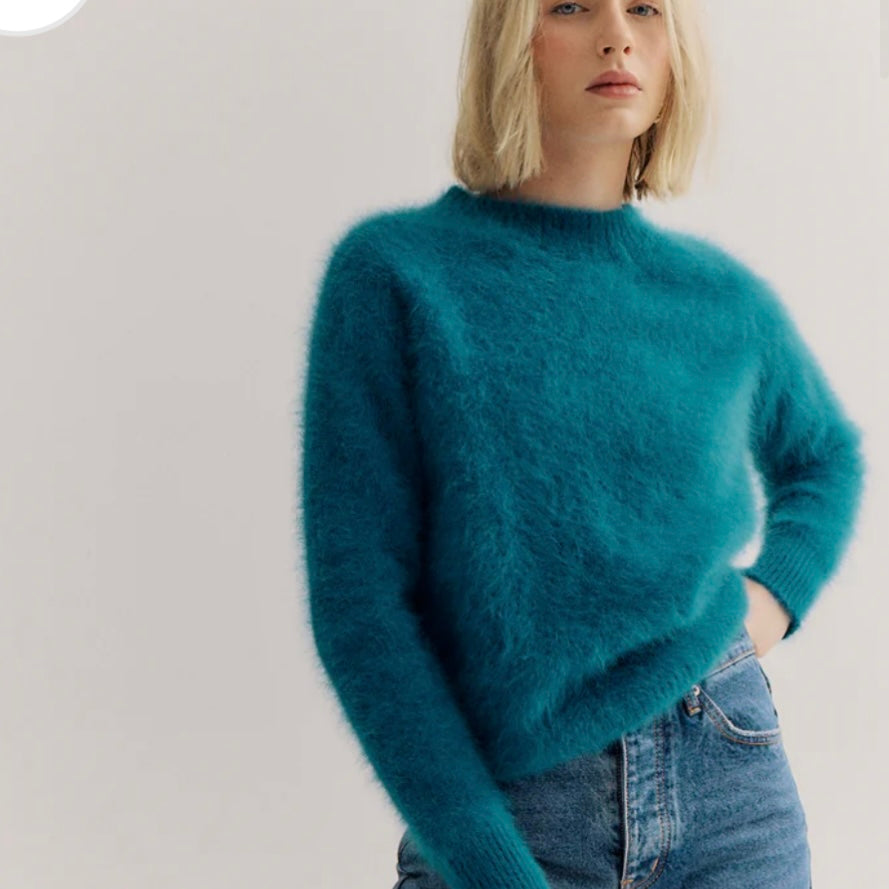 ADELE CREW NECK KNIT-OCEAN
