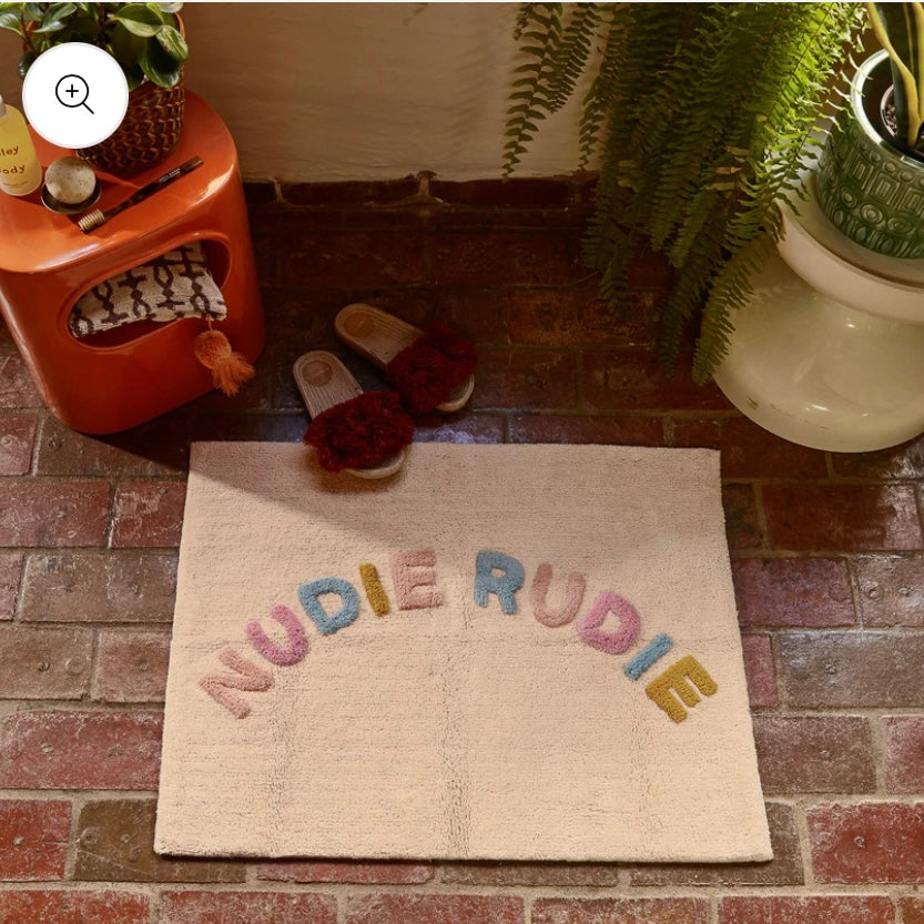 Nudie Rudie Bath Mat - Tigre-Sage & Clare