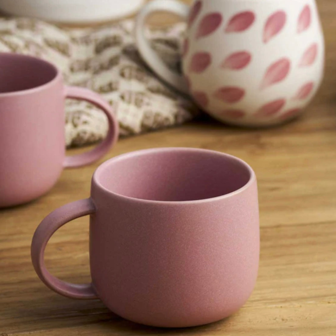 MY MUG SET OF 4 - RASPBERRY