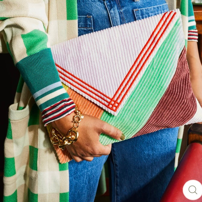 LEOLA CLUTCH-SAGE & CLARE