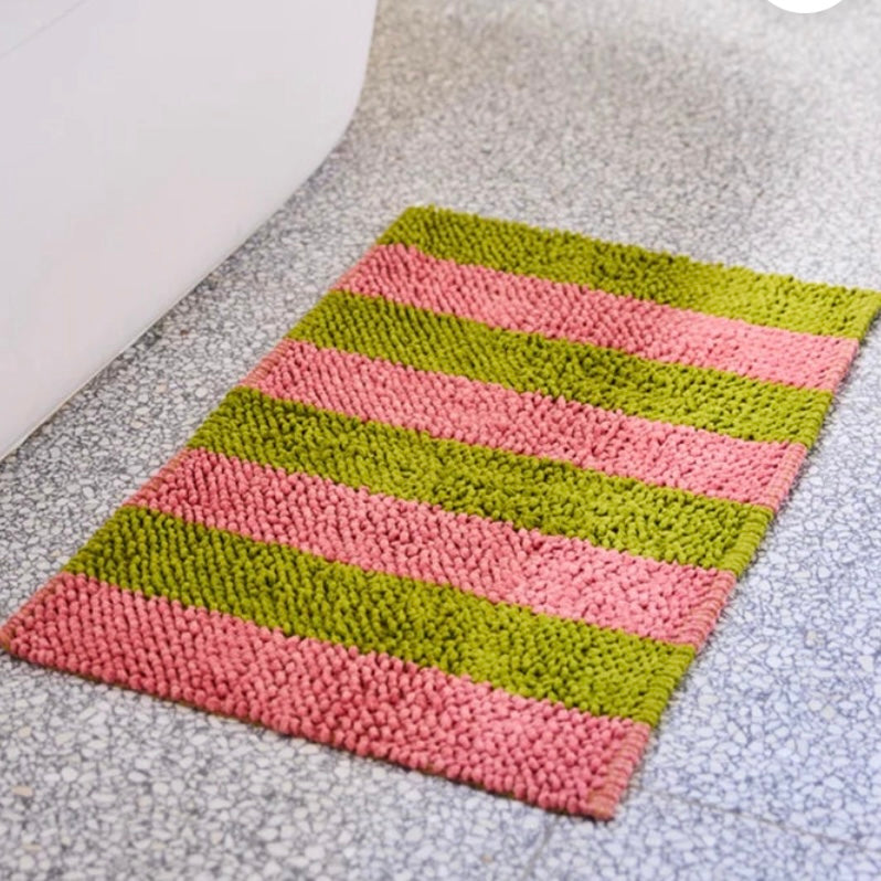 PEAR PIE STRIPE BATH MAT