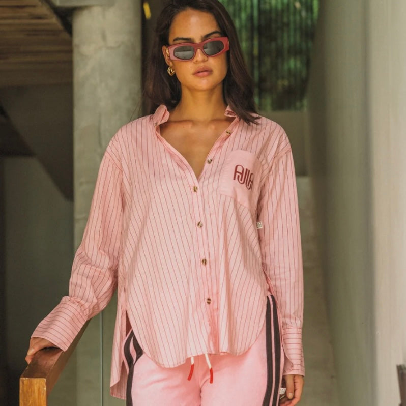 AJJA POCKET SHIRT BLUSH PINK