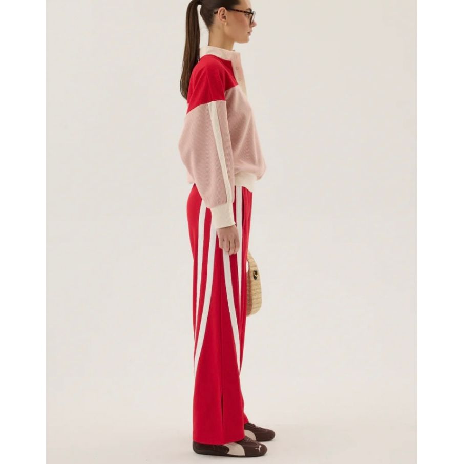 AJ VINTAGE KNIT SWEATSHIRT SOFT BLUSH